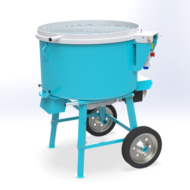 Concrete Pan Mixer 150 lt - C 240 of Mixers by OMAER